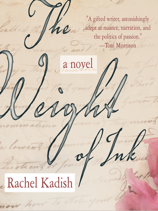 Title details for The Weight of Ink by Rachel Kadish - Wait list
